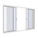 Ver imagem 3 de Janela de Alumínio 04 Folhas Master com Fecho Branca - 100x200