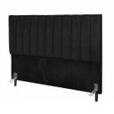 Ver imagem 1 de Cabeceira Cama Casal Queen Size160 Cm Carolina Linho e Frame:preto