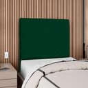 Ver imagem 2 de Cabeceira Solteiro 90 Cm com Frame Luna Suede Verde Artte