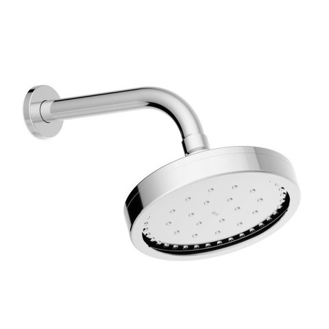 Chuveiro Com Tubo de Parede Redondo Autolimpante Rainfeel Cromado - Roca - A5B6050C0C