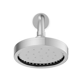 Chuveiro Com Tubo de Parede Redondo Autolimpante Rainfeel Cromado - Roca - A5B6050C0C - 2