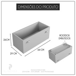 Casinha Organizadora de Brinquedos Infantil 100% Mdf Plancasa Sal Rosa - 6