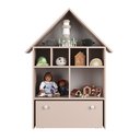 Ver imagem 4 de Casinha Organizadora de Brinquedos Infantil 100% Mdf Plancasa Sal Rosa