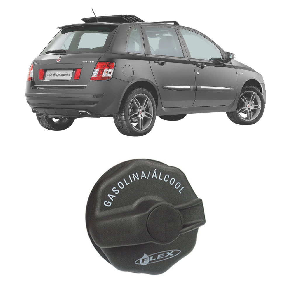 Tampa Bocal Tanque De Gasolina Vedada Stilo De 2007 Até 2009 - 1