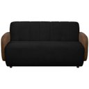 Ver imagem 2 de Sofá Orgânico Curvo Malbec 2 Lugares 130cm Bouclê Facto - Sofa Store:bouclê Preto