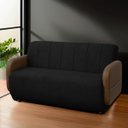 Ver imagem 7 de Sofá Orgânico Curvo Malbec 2 Lugares 130cm Bouclê Facto - Sofa Store:bouclê Preto