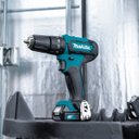 Ver imagem 1 de Parafusadeira e Furadeira de Impacto Makita à Bateria 12V Li-Ion e Carregador Bivolt - HP333DWYX3:Ún