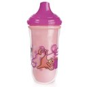 Ver imagem 1 de Copo Térmico de Transição Infantil 6m+ Antivazamento Nûby 270ml Gatinhos Rosa Bico Rígido