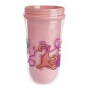 Ver imagem 4 de Copo Térmico de Transição Infantil 6m+ Antivazamento Nûby 270ml Gatinhos Rosa Bico Rígido
