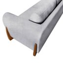 Ver imagem 6 de Sofá Living 4 Lugares Bouclê 250cm Cinza Djon