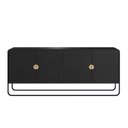 Ver mais imagens de Balcão Buffet Orgânico 180cm 4 Portas Pé Metal Luna Móvel na Caixa