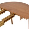 Mesa Redonda Extensível até 150cm Hono - Iaza Móveis - 6