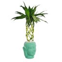 Ver imagem 2 de Vaso Cerâmica Buda 8x7x9 Cm – Harmonia e Sofisticação para Sua Decoração:preto