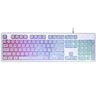 Teclado Gamer USB K500F Prata HP - 1