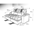 Ver imagem 2 de Sofá Retrátil Reclinável 3,10m (bi- Partido) - Tec.platinum (tabaco)