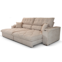 Ver imagem 1 de Sofá Retrátil Reclinável 3,10m (bi- Partido) - Tec.platinum (tabaco)