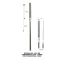 Ver imagem 1 de Lima Diamantada Individual Reta Retangular 140mm - #400 - 5,5x1,0mm