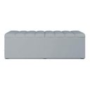 Ver imagem 6 de Recamier Calcadeira Bau 140 cm Dalia Suede Cinza Artte