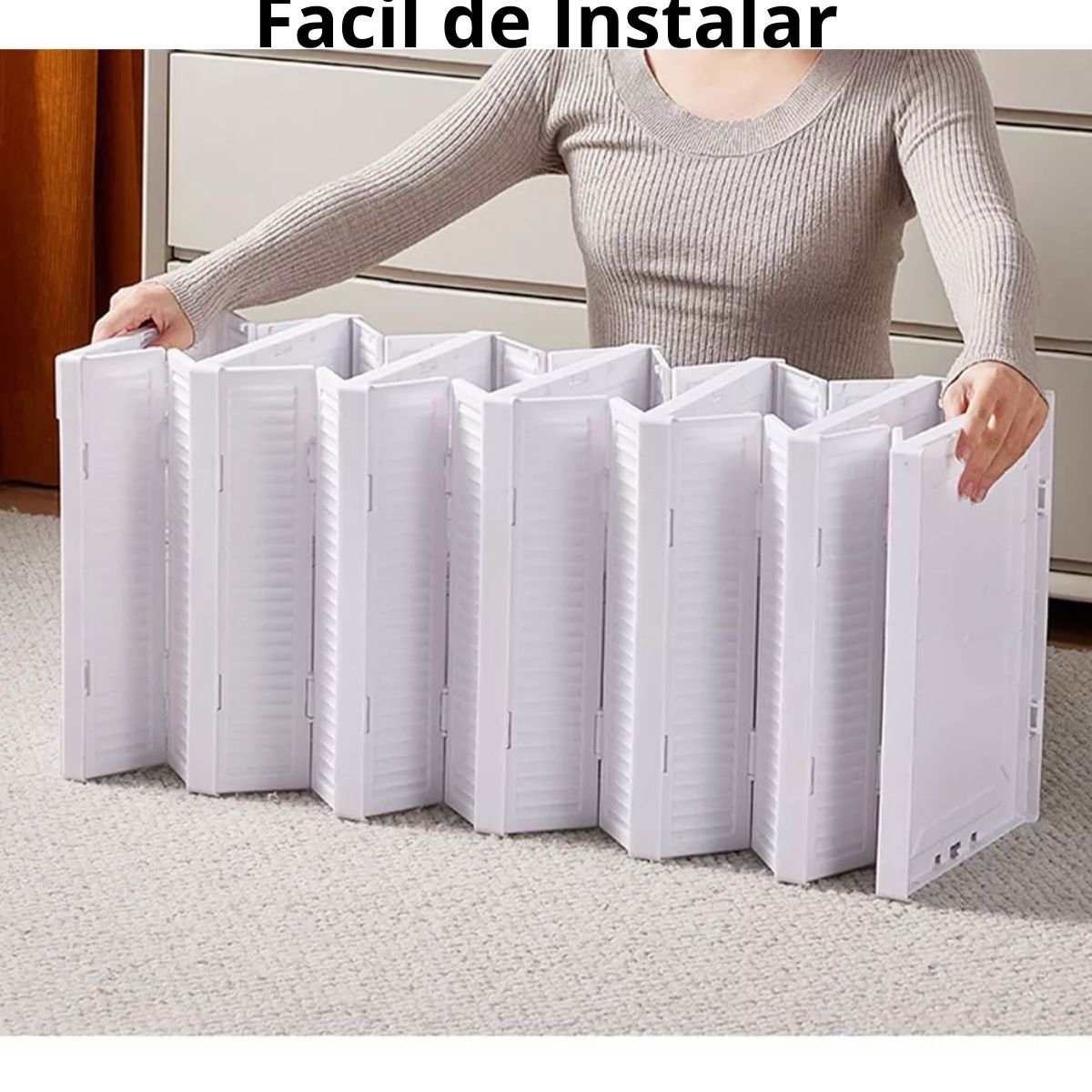 2 Sapateira Vertical Organizadora Dobrável Modular 6 Andares - 7