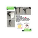 Ver imagem 6 de Kit de Acessórios para Banheiro Preto 4 Pçs F.master Slim Df