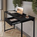 Ver imagem 5 de Escrivaninha com Gaveta Mia 110 X 45 Klm Store Preto-preto