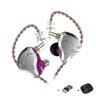 Fone de Ouvido KZ ZS10 Pro sem Microfone - Roxo + Case - 1