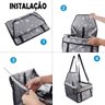 Assento Cadeirinha Lorben para Carro Transporte Pet Cachorro Cães Gatos Preto - 5