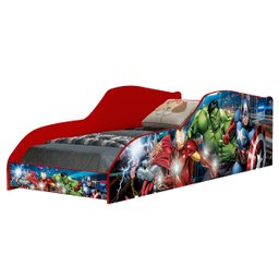 Mini Cama Infantil com Colchão Vingadores - 4