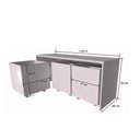Ver imagem 4 de Mesa Auxiliar Woodcore Rack 1,20 Mdf 120x40 Cm Brinquedos