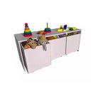 Ver imagem 1 de Mesa Auxiliar Woodcore Rack 1,20 Mdf 120x40 Cm Brinquedos