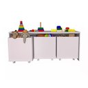 Ver imagem 3 de Mesa Auxiliar Woodcore Rack 1,20 Mdf 120x40 Cm Brinquedos