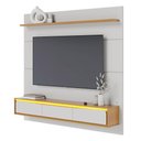 Ver imagem 2 de Painel para TV 65 pol com Bancada Suspensa 180cm Toronto C04 Off White Matte Naturale - Lyam Decor