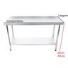 Mesa Bancada Em Aço Inox Sob medida - 0,70 - 0,60 - 1