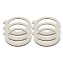 Ver imagem 2 de Conj 7 Borracha Anel Vedação 90 mm Para Potes Fido Bormioli Rocco de 350 ml Até 2 Litros Originais F