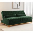 Ver imagem 2 de Sofá Cama com Almofada Duna Veludo Oliva Viero