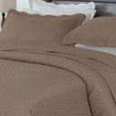 Ver imagem 5 de Colcha Ultrassônica - Queen Size - Classic - C/ Porta Travesseiros - Marrom - Rozac