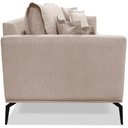 Ver imagem 2 de Sofa Sala de Estar Liv 2 Lugares Pes Aço Linho 231 Areia Ezz Areia