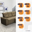 Ver imagem 2 de Sofá Canto London Suede Velut - King House