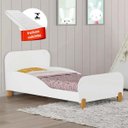 Ver imagem 1 de Cama Infantil Com Colchão Branca Melody Estrela