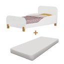 Ver imagem 2 de Cama Infantil Com Colchão Branca Melody Estrela