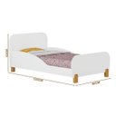 Ver imagem 4 de Cama Infantil Com Colchão Branca Melody Estrela
