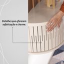 Ver imagem 3 de Painel Bancada Suspensa 1 Porta Tvs até 75 Polegadas Ímola - Cinamomo/off White