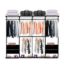 Ver imagem 1 de Closet Aramado - Linear Clr221 com Gaveta - 2,50m - Preto