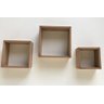 Trio De Nichos Mdf 15mm Cru Para Pintura - 6