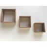 Trio De Nichos Mdf 15mm Cru Para Pintura - 3