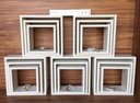 Ver mais imagens de 5 Kits Trio de Nichos Branco Tx 15mm com 10cm de Profundidade