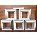 Ver imagem 2 de 5 Kits Trio de Nichos Branco Tx 15mm com 10cm de Profundidade