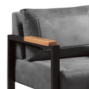 Ver imagem 5 de Poltrona Decorativa para Sala Recepção Estilo Industrial Ipanema