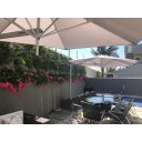 Ver mais imagens de Ombrelone Lateral - 2,70m de Diâmetro - em Alumínio - Base Cachepô - Persianet - 07 – Cinza