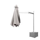 Ver imagem 4 de Ombrelone Lateral - 2,70m de Diâmetro - em Alumínio - Base Cachepô - Persianet - 07 – Cinza